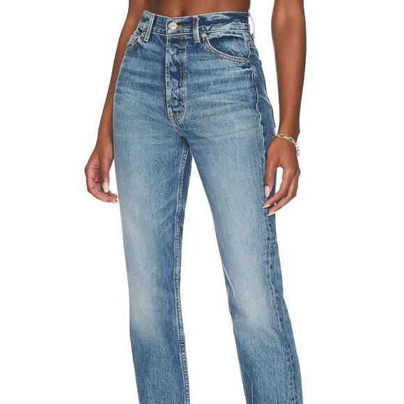 EB DENIM Unraveled Two Jeans Size 30 New With Tags Made in USA $340 - Picture 3 of 9